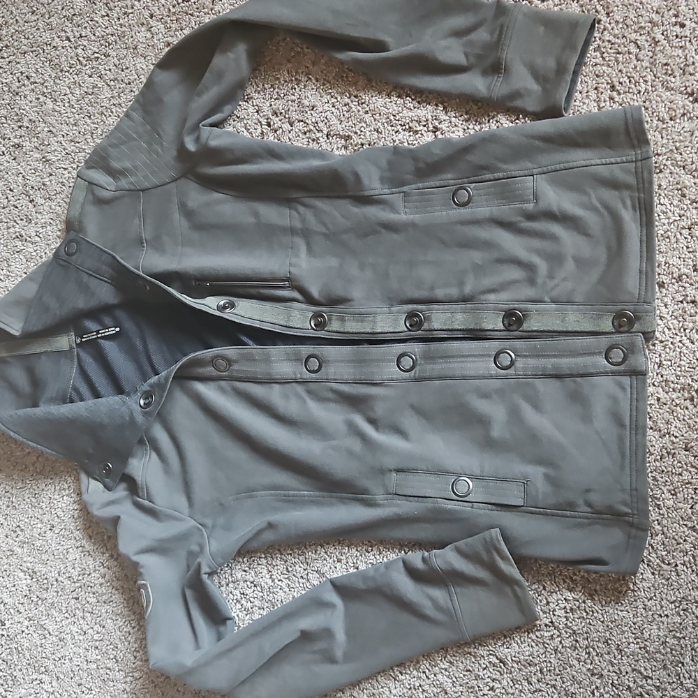 Kuhl Green Button-Up Jacket